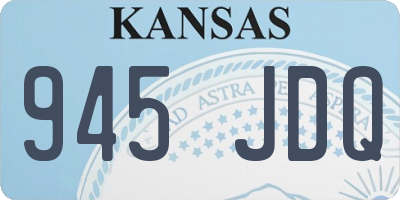 KS license plate 945JDQ