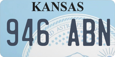 KS license plate 946ABN