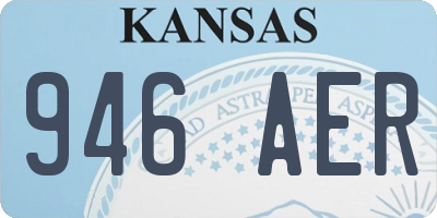 KS license plate 946AER
