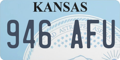 KS license plate 946AFU