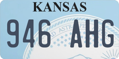 KS license plate 946AHG