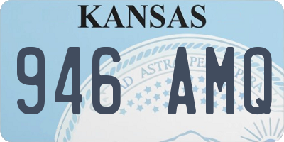 KS license plate 946AMQ