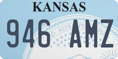 KS license plate 946AMZ