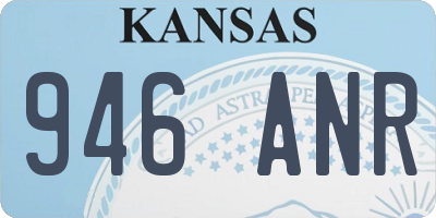 KS license plate 946ANR
