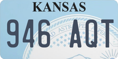 KS license plate 946AQT