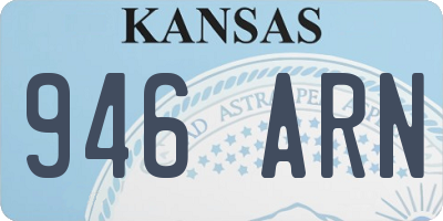 KS license plate 946ARN
