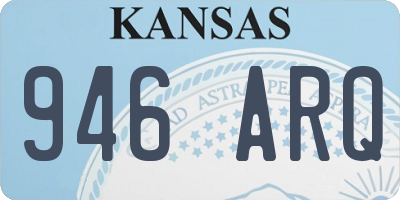 KS license plate 946ARQ