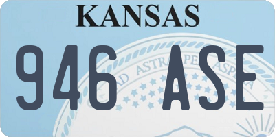 KS license plate 946ASE