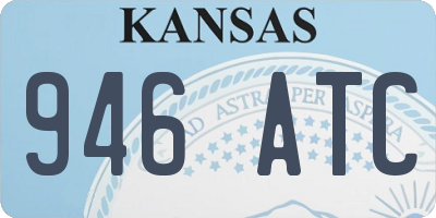 KS license plate 946ATC