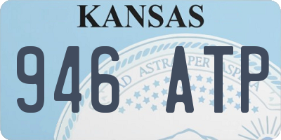 KS license plate 946ATP