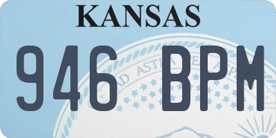 KS license plate 946BPM