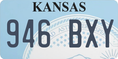 KS license plate 946BXY