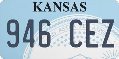 KS license plate 946CEZ