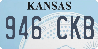 KS license plate 946CKB