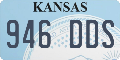 KS license plate 946DDS