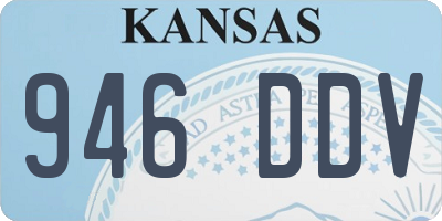 KS license plate 946DDV