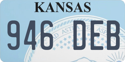 KS license plate 946DEB