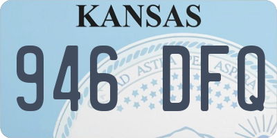 KS license plate 946DFQ