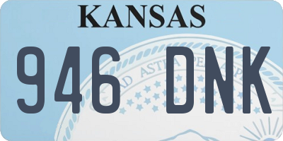 KS license plate 946DNK