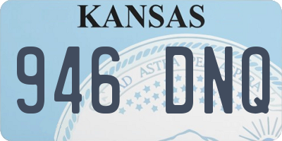 KS license plate 946DNQ