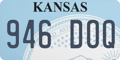 KS license plate 946DOQ