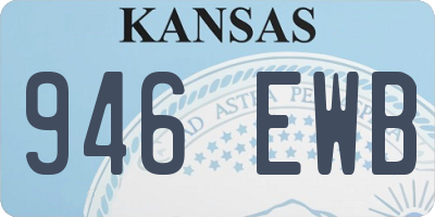 KS license plate 946EWB
