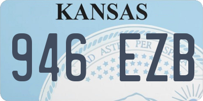 KS license plate 946EZB
