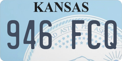 KS license plate 946FCQ