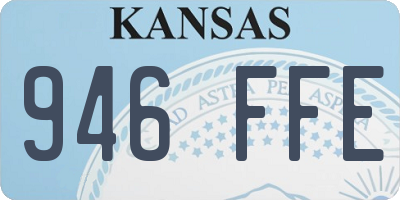 KS license plate 946FFE