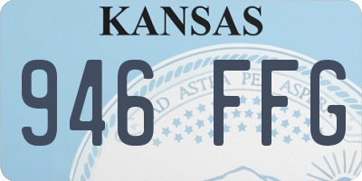 KS license plate 946FFG