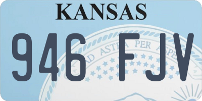 KS license plate 946FJV