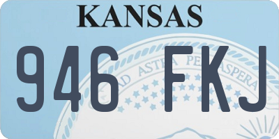KS license plate 946FKJ