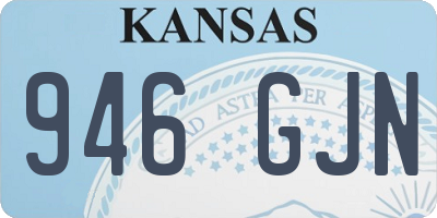 KS license plate 946GJN