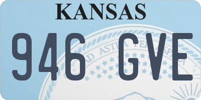 KS license plate 946GVE