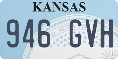 KS license plate 946GVH