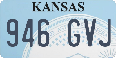 KS license plate 946GVJ