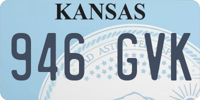 KS license plate 946GVK