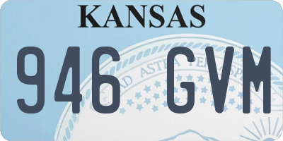 KS license plate 946GVM