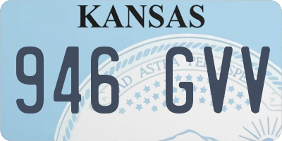 KS license plate 946GVV