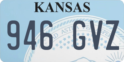 KS license plate 946GVZ