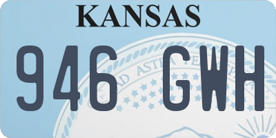 KS license plate 946GWH
