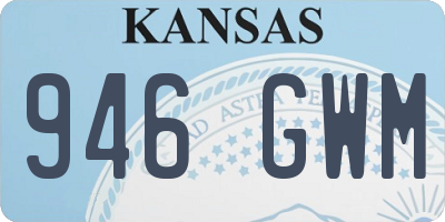 KS license plate 946GWM