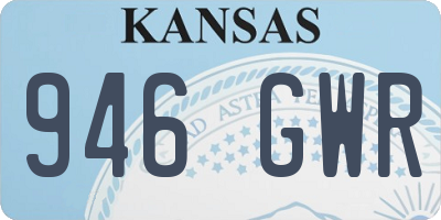 KS license plate 946GWR