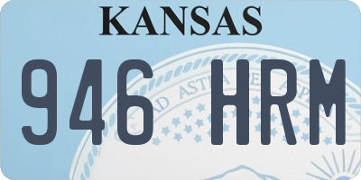 KS license plate 946HRM