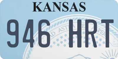 KS license plate 946HRT