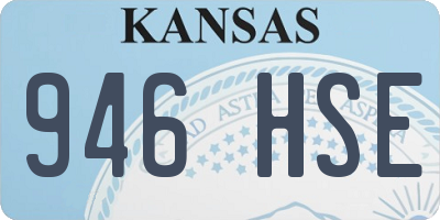 KS license plate 946HSE