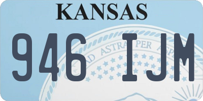 KS license plate 946IJM