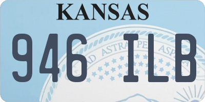 KS license plate 946ILB