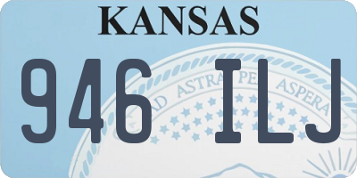 KS license plate 946ILJ