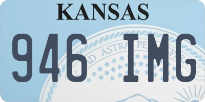 KS license plate 946IMG